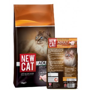 New Cat Chat Adulte au Poulet